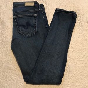 My favorite AG skinny frayed jeans- barely worn